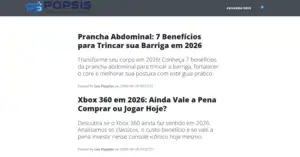 Popsis Minimal